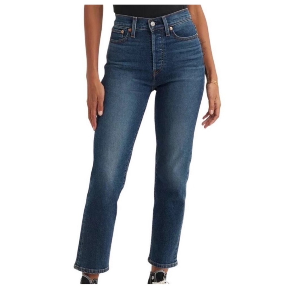 Levi's Wedgie Straight Leg Jeans 27 Blue